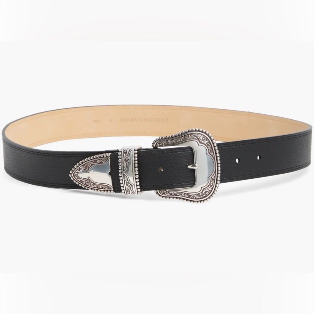 🖤Vince Camuto Western Buckle Belt in Black, Size Small